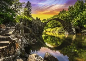 Trefl - Puzzle - Premium Plus Photo Odyssey: Rakotzův most v Kromlau