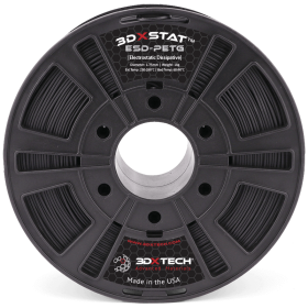3DXSTAT ESD PETG filament antistatický černý 1,75mm 3DXTECH 750g