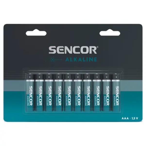 SENCOR SBA LR03 4S Alkalická baterie AAA (10ks) (8590669340576)