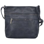 Stylová dámská koženková crossbody kabelka Olbba, vínová