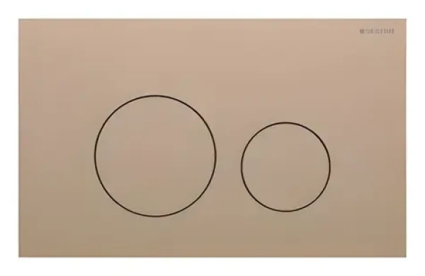 Geberit Sigma40 ovládací tlačítko kartáčované červené zlato / Ovládání splachování / Nerezová ocel / Easy-to-clean (115.628.QB.1)