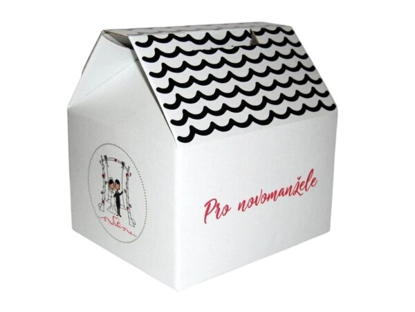 Jirka Krabice - pokladnička svatební - domeček