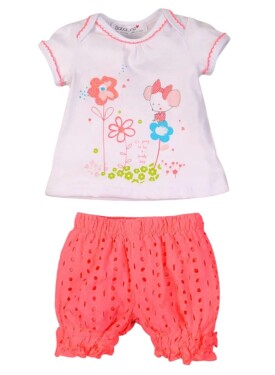 Set dívčí tričko, kalhoty, Minoti, LOVELY 1, holka - 80/86 | 12-18m