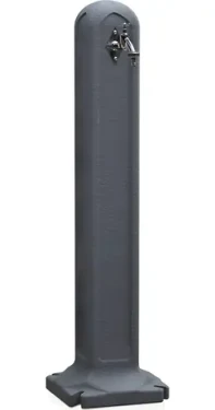 PROSPERPLAST Zahradní sloupek s kohoutkem Tanker antracit / 90x24 cm / plast (ITWTAN-S433)
