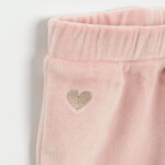 Sametové sportovní kalhoty- růžové - 86 PINK