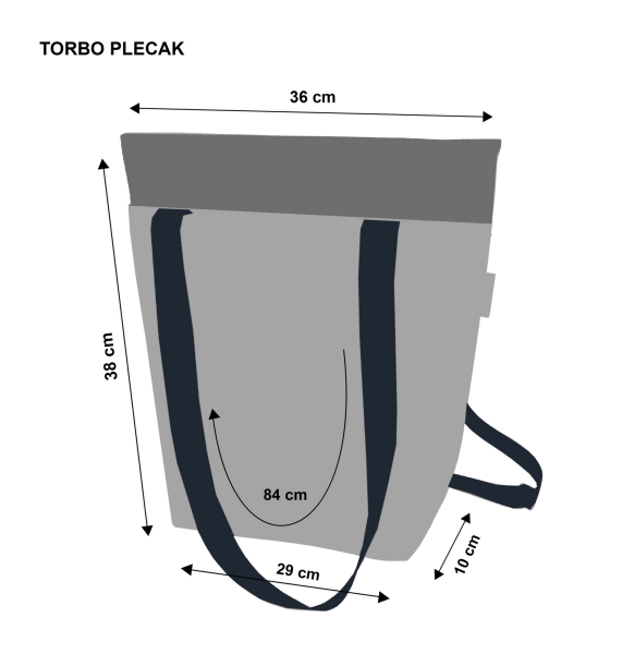 Bertoni Batoh/taška 2v1 Valencia Multicolour 29 cm x 38 cm x 36 cm x 10 cm