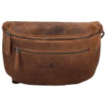 Módní dámská kožená kabelko-ledvinka GW Galatea, camel