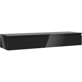 MEXEN/S - Orio koupelnová skříňka pod umyvadlo 160 cm s deskou, 1 šuplík, černá lesk 91A10-16023-1-BFC70