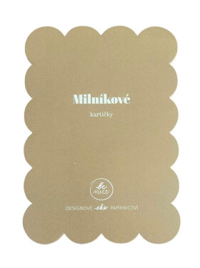 Be Nice EKO Milníkové kartičky béžové
