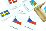 Moyo Montessori Moyo Montessori Vlajky Evropy - třísložkové karty
