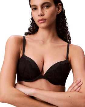 Dámská push-up podprsenka Calvin Klein QF8442E černá
