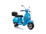Mamido Dětský elektrický skútr Vespa modrá