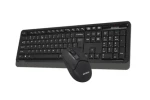 A4tech FG1012 černá / set bezdrátová klávesnice + myši / CZ layout / USB-A nano přijímač 2.4GHz (FG1012-BK)