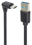PremiumCord USB-C 90° - USB 3.0 A černý / Kabel / USB 3.0 / 2 m (ku31cze2bk)