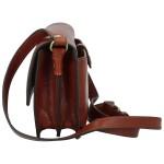 Luxusní dámská kožená crossbody kabelka Katana Flavia, hnědá