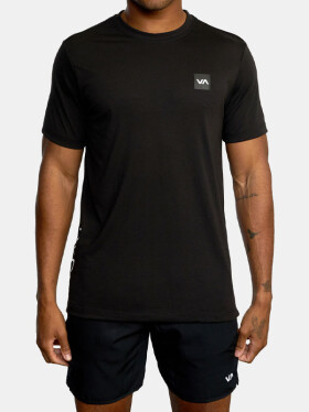 RVCA 2X black pánské tričko krátkým rukávem