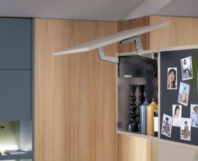 Blum Sada Aventos HS top výška korpusu: 450-540mm, krytka: šedá světlá (BLAHST_05)