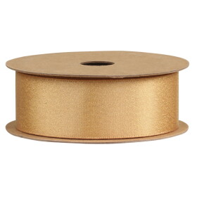 Chic Antique Dárková stuha na špulce Caramel Glitter 5 m, zlatá barva, textil