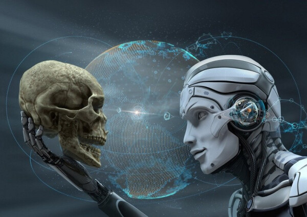 Pohlednice 3D Umělá inteligence