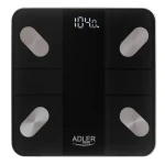 Adler AD 8186b černá / Osobní váha / Bluetooth 4.2 / Analýza tělesného složení / Max. 180 kg (AD 8186b)
