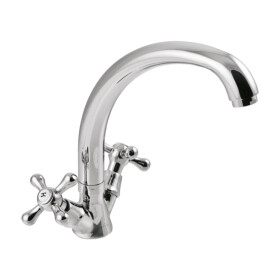 INVENA - Umyvadlová/dřezová baterie ROMA, 20cm lux spout BU-23-00S-L