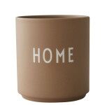 DESIGN LETTERS Porcelánový hrnek Home Natural 300 ml, béžová barva, hnědá barva, porcelán