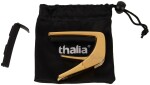 Thalia Taylor White Pearl Black Logo Gold