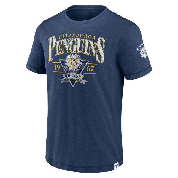 Fanatics Pánské tričko Pittsburgh Penguins Mens True Classics Cotton Slub Elevated Tee Velikost: XL