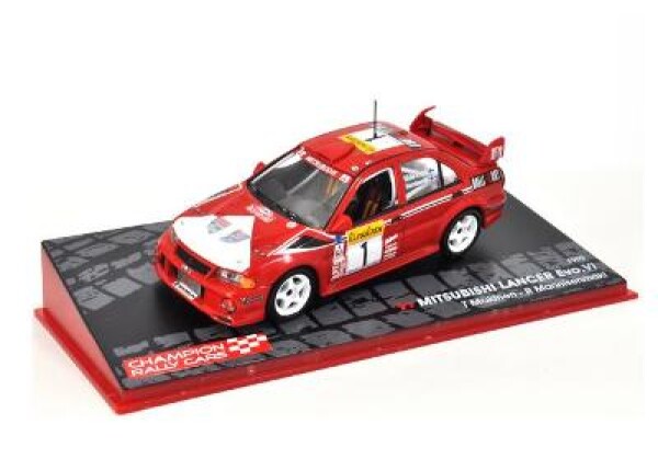 MITSUBISHI Lancer Evo VI. Monte Carlo 1999 Mäkinen1:43 Altaya