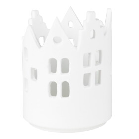 Räder Porcelánový svícen City Light 7,5 cm, bílá barva, porcelán