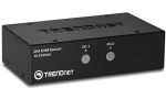 TRENDnet TK-222DVK / KVM přepínač / 2-Port / DVI-I / USB Hub / Audio (TK-222DVK)