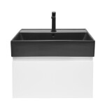 Koupelnová skříňka s umyvadlem SAT B-WAY 59x30x45 cm bílá lesk BWAY60WU2BB BWAY60WU2BB