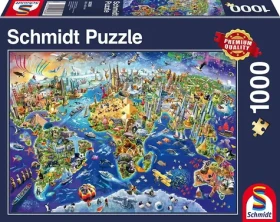 SCHMIDT Puzzle Objevuj svět