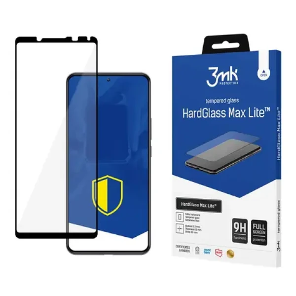 3mk HardGlass Max Lite tvrzené sklo pro Sony Xperia 5 IV černá (5903108493024)