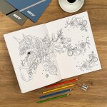 Antistresové omalovánky 210x290mm/32 stran - Koně 3