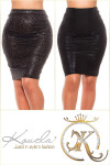 Oh La La!Sexy Koucla WetLook PencilSkirt withZiPP barva SNAKE velikost S