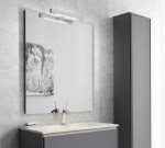 AQUALINE - VERONICA LED svítidlo, 6 W, 300x30x115 IP44, chrom E26891CI
