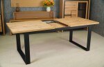 STIMA Jídelní set stůl 970-Ibiza (Dub) VARIANTA PROVEDENÍ: stůl (š/h/v/r) 180 x 90 x 77 cm (+2x 40 cm rozklad) + 6 židlí