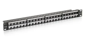 Equip / Patch panel / 48 portů / 1U / UTP Cat6 / LSA/110 / černá (769248)