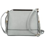 Módní dámská koženková crossbody kabelka Vaios, šedá