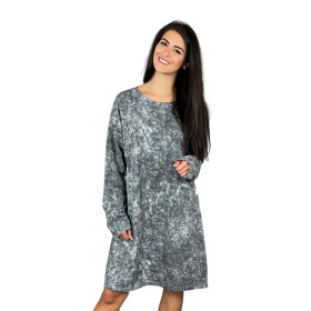 HOSH Mikinové šaty ADORE Velikost: UNI, Barva: Šedá