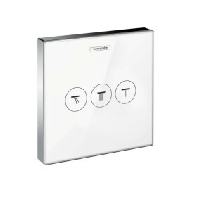 HANSGROHE - Shower Select Ventil pod omítku pro 3 spotřebiče, bílá/chrom 15736400