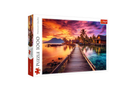 Puzzle Rajská pláž 1000 dílků 68,3x48cm v krabici 40x27x6cm