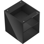 MEXEN - Box-A otevřená skříňka s policí 40, černá lesk 91AX2-0400-470-0-70