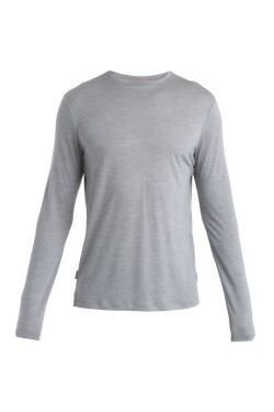 ICEBREAKER Mens Merino 125 Cool-Lite™ Sphere III LS Tee, Metro Heather velikost: L