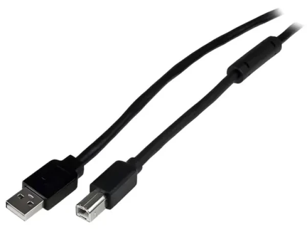 StarTech aktivní kabel USB-A - USB-B černá / Kabel USB / USB 2.0 / 20 m (USB2HAB65AC)