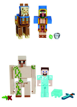 Minecraft 8 cm figurka dvojbalení - Mattel Minecraft