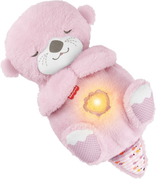 Fisher Price mazlivá a uklidňující růžová vydra