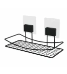 Compactor Bestlock Magic bez vrtání černá / Samolepicí police do koupelny (RAN10208)