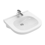 VILLEROY & BOCH - ViCare Umyvadlo Vita 61x55 cm, bez přepadu, otvor pro baterii, alpská bílá 41196101